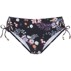 Look - Bikinibroekje - Zwart Gedessineerd - Polyamide Microvezel