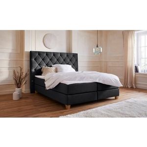 Guido Maria Kretschmer Home&Living Boxspringbett "Harmones hoch", in 3 Breiten, Härtegrad auch im Mix mit je 1 Matratze in H2 und H3