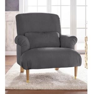 Guido Maria Kretschmer Home&Living XXL-fauteuil CHOLET met sierkussen en poten van eiken, overtrekstof: katoenmix, big