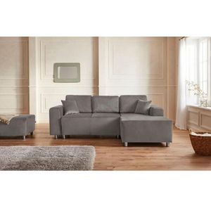 Guido Maria Kretschmer Home&Living Ecksofa »Györ«, L-Form, wahlweise mit Bettfunktion und Bettkasten incl. 2 Zierkissen
