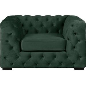 Guido Maria Kretschmer Home&Living Chesterfield-fauteuil Kalina klassieke chesterfield knoopdetails, zeer hoogwaardige afwerking