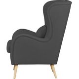 Guido Maria Kretschmer Home&Living Sessel "Sallito", in verschiedenen Bezugsqualitäten und Farben, Sessel ohne Hocker (separat erhältlich)