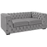Guido Maria Kretschmer Home&Living Chesterfield-Sofa "Kalina", mit klassischer Chesterfield-Knopfheftung