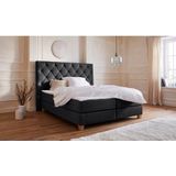 Guido Maria Kretschmer Home&Living Boxspringbett "Harmones hoch", in 3 Breiten, Härtegrad auch im Mix mit je 1 Matratze in H2 und H3