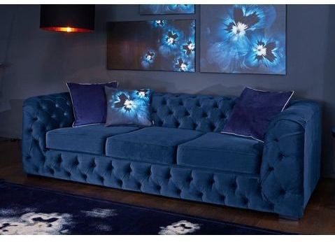 Guido Maria Kretschmer Home&Living Chesterfield-Sofa "Kalina", klassische Chesterfield-Knopfheftung, sehr hochwertige Verarbeitung