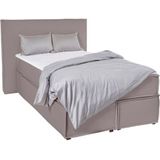 LeGer Home by Lena Gercke Boxspringbett "Yuma", incl. Topper, in 4 Breiten, 3 Matratzenarten und je 2 Härtegraden