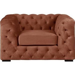 Guido Maria Kretschmer Home&Living Chesterfield-fauteuil Kalina klassieke chesterfield knoopdetails, zeer hoogwaardige afwerking