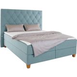 Guido Maria Kretschmer Home&Living Boxspringbett "Harmones hoch", in 3 Breiten, Härtegrad auch im Mix mit je 1 Matratze in H2 und H3