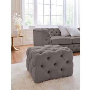 Guido Maria Kretschmer Home&Living Polsterhocker »Kalina«, mit klassischer Chesterfield-Knopfheftung, passend zur Serie ""Kalina