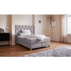 Guido Maria Kretschmer Home&Living Boxspringbett "Harmones hoch", in 3 Breiten, Härtegrad auch im Mix mit je 1 Matratze in H2 und H3