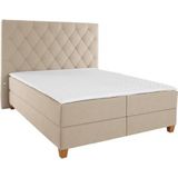 Guido Maria Kretschmer Home&Living Boxspringbett "Harmones hoch", in 3 Breiten, Härtegrad auch im Mix mit je 1 Matratze in H2 und H3