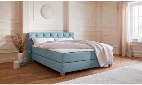 Guido Maria Kretschmer Home&Living Boxspringbett "Harmones", in 3 Breiten, Härtegrad auch im Mix mit je 1 Matratze in H2 und H3