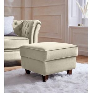 Home affaire Polsterhocker »Reims«, echte Chesterfield-Knopfheftung, Samtoptik mich changierender Optik