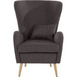 Guido Maria Kretschmer Home&Living Sessel »Sallito, TV-Sessel, Ohrensessel mit«, Hocker, in vielen Bezugsqualitäten, auch in Samtcord