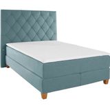 Guido Maria Kretschmer Home&Living Boxspringbett "Harmones hoch", in 3 Breiten, Härtegrad auch im Mix mit je 1 Matratze in H2 und H3