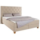 Guido Maria Kretschmer Home&Living Boxspringbett "Harmones hoch", in 3 Breiten, Härtegrad auch im Mix mit je 1 Matratze in H2 und H3