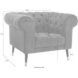 Guido Maria Kretschmer Home&Living Loveseat "Tinnum Loveseat, Chesterfield Sessel"
