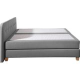 Home affaire Boxspringbett »Fargo«, inkl. Topper, in 3 Matratzenarten, in Samt- oder Strukturstoff