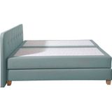 Home affaire Boxspringbett "Fargo", inkl. Topper, in 3 Matratzenarten, in Samt- oder Strukturstoff