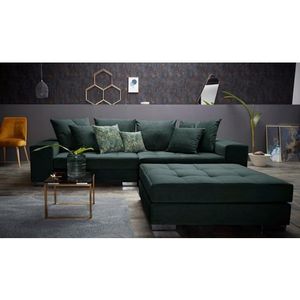 INOSIGN Big-Sofa »Vale«, mit Steppung im Sitzbereich, Federkern und Zierkissen