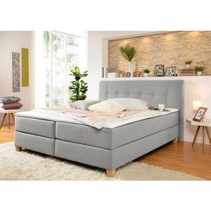 Home affaire Boxspringbett »Calloway«, inkl. Topper, XXL-Ausführung, in 4 Farben, 5 Breiten, 3 Matratzenarten
