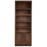 Home affaire Bücherregal »Soeren«, aus massiver Kiefer, Höhe 220 cm, mit 2 Holztüren, viel Stauraum