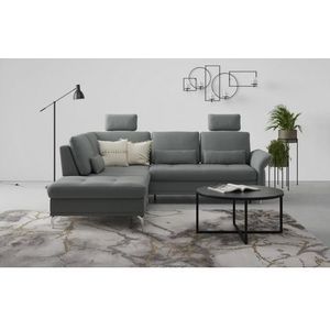 INOSIGN Ecksofa »Palm Beach L-Form«, Federkern, mit Sitztiefenverstellung, wahlweise mit Bettfunktion