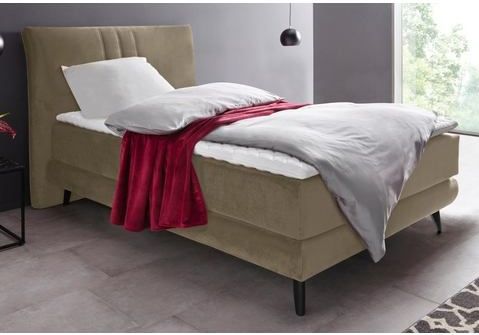 Places of Style Boxspringbett "Skien", incl. Kaltschaumtopper, 2 Härtegrade, 3 Ausführungen