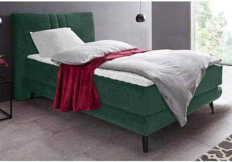 Places of Style Boxspringbett "Skien", incl. Kaltschaumtopper, 2 Härtegrade, 3 Ausführungen