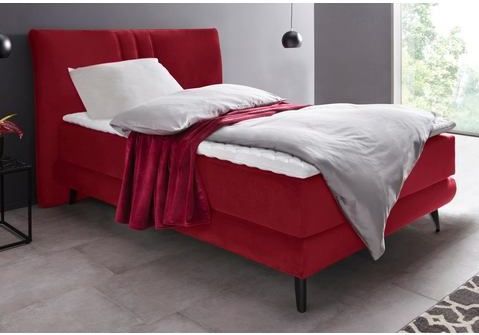 Places of Style Boxspringbett "Skien", incl. Kaltschaumtopper, 2 Härtegrade, 3 Ausführungen