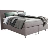 INOSIGN Boxspringbett "Zahara", inkl. Topper, besonderes Highlight: aufgenähten Jeanstaschen - Optik