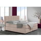 INOSIGN Boxspringbett "Casano", mit feiner Steppung, in 3 Matratzenarten, 2 Härtegraden und 5 Farben