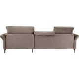 INOSIGN Ecksofa "Fresh L-Form", Federkern, wahlweise Kopfteilverstellung und motorischer Vorziehsitz