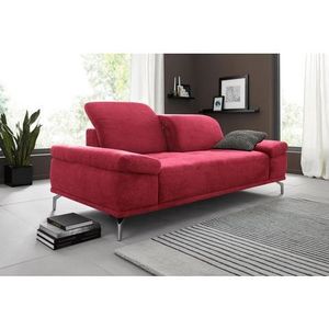 Driezitsbank - Rood - 212 cm Breed - 111 cm Diep - 97 cm Hoog