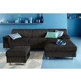 INOSIGN Ecksofa »Jamie, modern und elegant, Fußhöhe 9cm, L-Form,«, wahlweise mit Bettfunktion