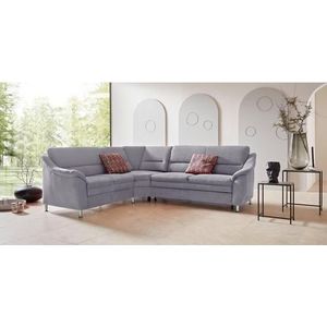Places of Style Ecksofa »Cardoso L-Form«, mit Trapezecke für mehr Sitzkomfort, wahlweise auch mit Bettfunktion