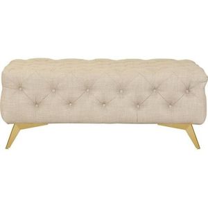 Leonique Polsterhocker »Glynis«, aufwändige Knopfheftung, moderne Chesterfield Optik, Fußfarbe wählbar