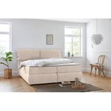 andas Boxspringbett »Jenson«, in 4 Farben, 4 Breiten, 3 Matratzenarten in 2 Härtegraden, Topper
