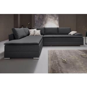 INOSIGN Ecksofa "Night & Day L-Form mit Dauer-Schlaffunktion mit Armlehne", mit Boxspring-Bettfunktion 180x200 cm und Bettkasten, Dauerschläfer