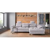 Places of Style Ecksofa Costello, mit Sitztiefenverstellung und Armlehnfunktion, incl. 3 Nierenkissen