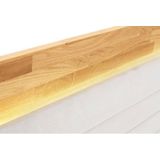 Places of Style Boxspringbett "Cup", mit LED-Beleuchtung, Massivholzrahmen und Topper, in 2 Härtegraden