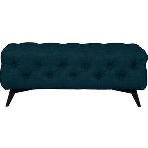 Leonique Hocker Glynis luxueuze capitonnage, moderne chesterfield look, kleur van de poten ter keuze