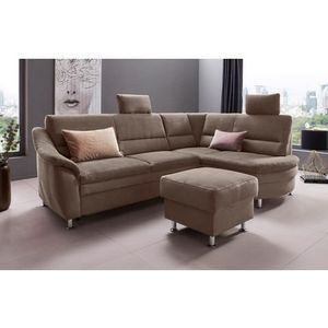 Places of Style Ecksofa »Cardoso L-Form«, Federkern, wahlweise mit Bett, Schubkasten