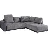 Jockenhöfer Gruppe Ecksofa Orlando L-Form, mit Bettfunktion, Bettkasten und Federkern, mit 1 oder 3 Kopfstützen