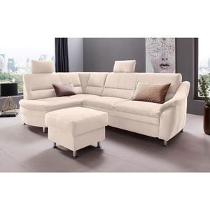 Places of Style Ecksofa »Cardoso L-Form«, Federkern, wahlweise mit Bett, Schubkasten