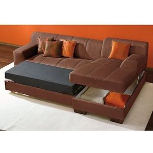 Home affaire Ecksofa »Falk L-Form«, mit Federkern und wahlweise mit Bettfunktion