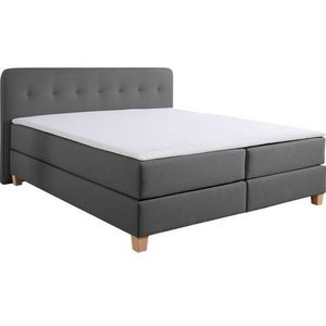 Home affaire Boxspring Fargo in extra lang 220 cm, met topmatras, 3 uitvoeringen, 4, breedten