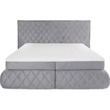 Places of Style Boxspringbett Alaric, wahlweise mit und ohne LED-Beleuchtung, in 3 Härtegraden lieferbar