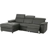 Home affaire Ecksofa "Binado, L-Form,", mit manueller oder elektrischer Relaxfunktion mit USB-Anschluss