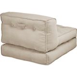 INOSIGN Sessel "Pia", Loungesessel in 2 Größen, mit Schlaffunktion und Pouf-Funktion.